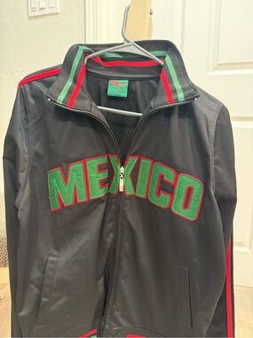 Black Mexico Track Jacket Vintage